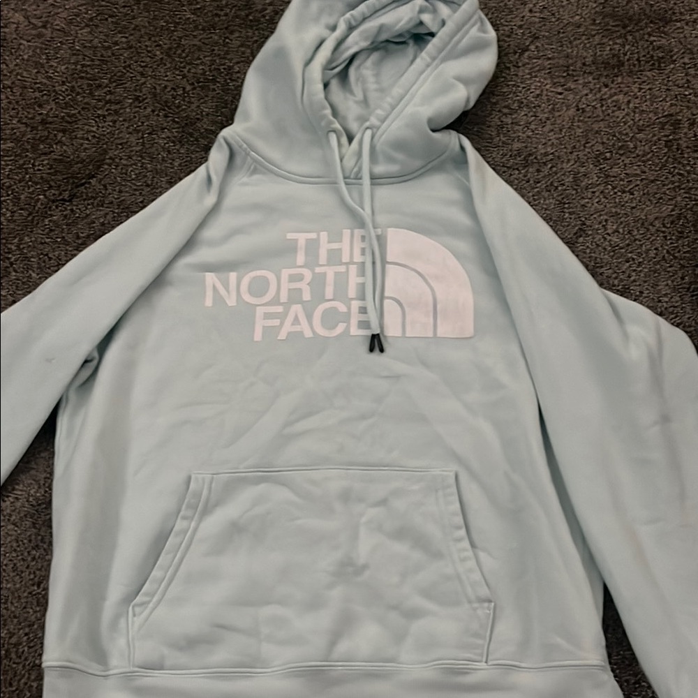 The North Face Sky Blue Pullover Hoodie